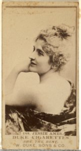 Card Number 188, Jessie Ames, from the Actors and Actresses series (N145-7) issued by Duke Sons & Co. to promote Duke Cigarettes MET DP840341
