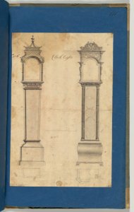 Clock Cases, in Chippendale Drawings, Vol. I MET DP-14278-095