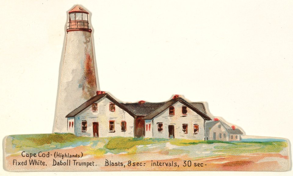 Cape Cod, from the Lighthouses series (N119) issued by Duke Sons & Co. to promote Honest Long Cut Tobacco MET DPB873690