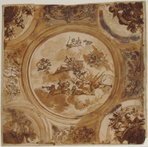 Ceiling Design with an Allegory of Victory MET 37.165.103