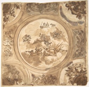 Ceiling Design with an Allegory of Victory MET DP807594
