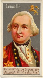 Charles Cornwallis, from the Great Generals series (N15) for Allen & Ginter Cigarettes Brands MET DP834765