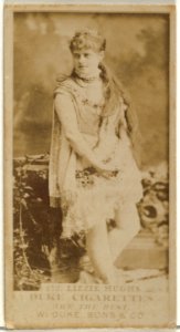 Card Number 172, Lizzie Hughs, from the Actors and Actresses series (N145-7) issued by Duke Sons & Co. to promote Duke Cigarettes MET DP840574