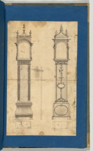 Clock Cases, in Chippendale Drawings, Vol. I MET DP-14278-094