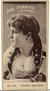 Card Number 164, Clara Ellison, from the Actors and Actresses series (N145-6) issued by Duke Sons & Co. to promote Duke Cigarettes MET DP840254