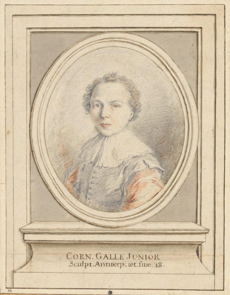 Charles-Antoine Coypel - Portrait of Cornelius Galle the Younger
