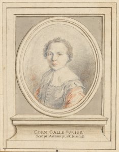 Charles-Antoine Coypel - Portrait of Cornelius Galle the Younger