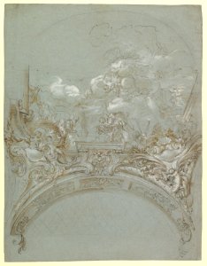 Ceiling Design with the Presentation in the Temple MET DP820300