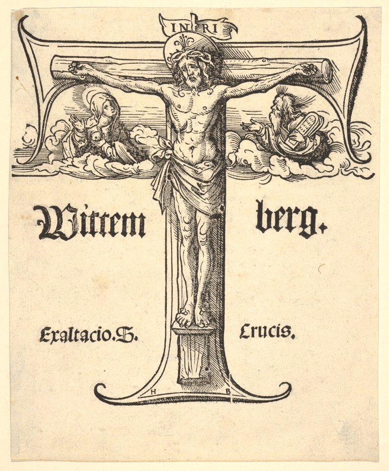 Christ on the Cross Between the Virgin and Moses MET DP833992