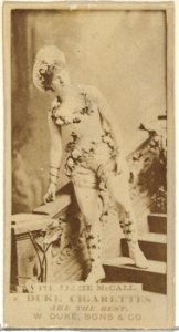 Card Number 171, Lizzie McCall, from the Actors and Actresses series (N145-7) issued by Duke Sons & Co. to promote Duke Cigarettes MET DP840460