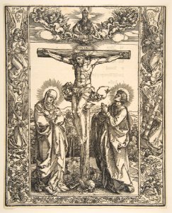 Christ on the Cross between the Virgin and Saint John MET DP816065