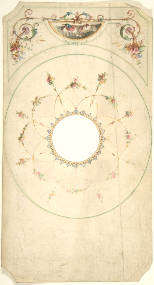 Ceiling Design with Center Cut Out MET DP806268