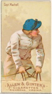 Captain Machell, from the Racing Colors of the World series (N22b) for Allen & Ginter Cigarettes MET DP835248