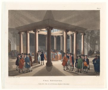 Coal Exchange (Microcosm of London, plate 17) MET DP873992
