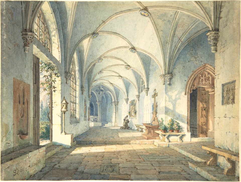 Cloisters in a Nunnery MET DP803873