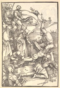 Christ Nailed to the Cross from Ulrich Pinder, Speculum Passionis Domini Nostri Ihesu Christi MET DP826620