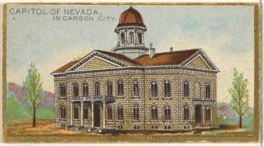 Capitol of Nevada in Carson City, from the General Government and State Capitol Buildings series (N14) for Allen & Ginter Cigarettes Brands MET DP834756