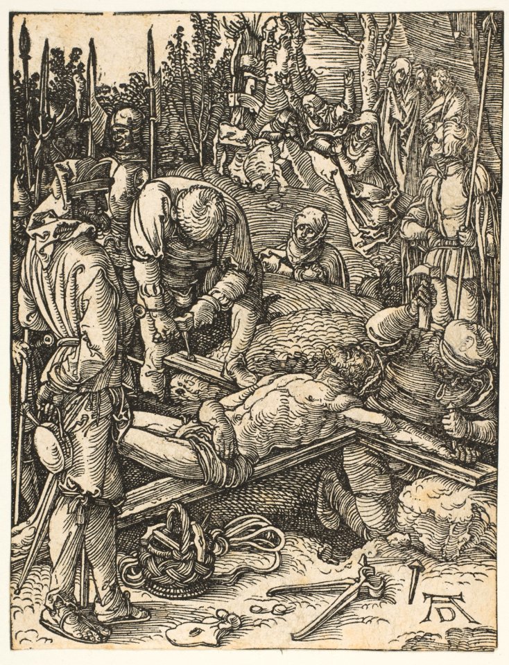 Christ Nailed to the Cross, from The Small Passion MET DP816053