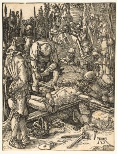Christ Nailed to the Cross, from The Small Passion MET DP816053