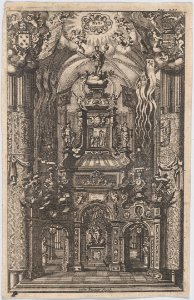 Catafalque for Ferdinand, from an unidentified book MET DP874837