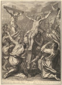 Christ on Raised on the Cross, from The Passion of Christ, plate 19 MET DP835959