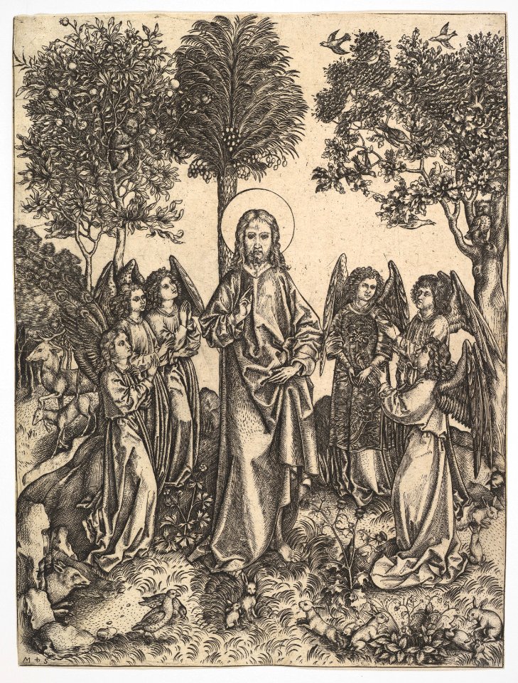 Christ in the Wilderness Served by Angels MET DP822199