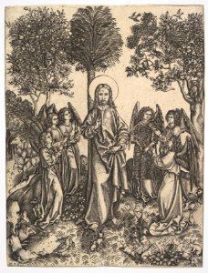 Christ in the Wilderness Served by Angels MET DP822199