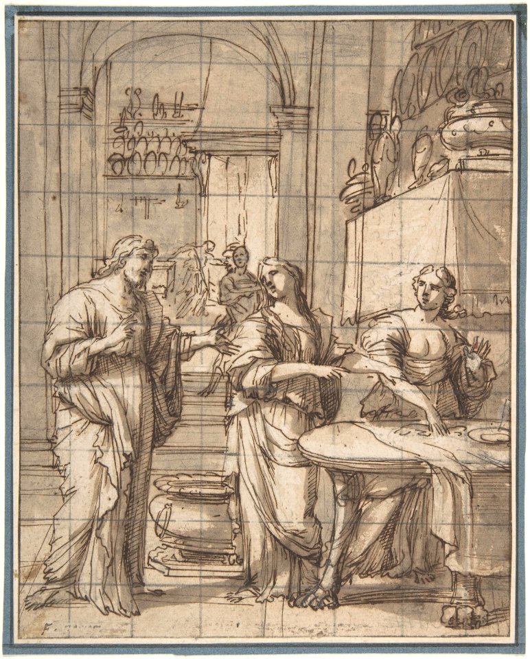 Christ in the House of Martha and Mary MET DP807905