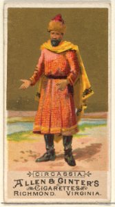 Circassia, from the Natives in Costume series (N16) for Allen & Ginter Cigarettes Brands MET DP834822