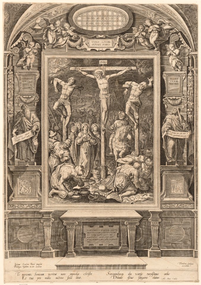 Christ on the Cross between Two Thieves MET DP161869
