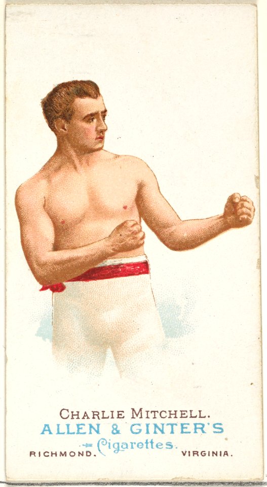 Charlie Mitchell, Pugilist, from World's Champions, Series 1 (N28) for Allen & Ginter Cigarettes MET DP827423