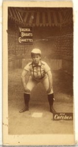 Catcher, from the Girl Baseball Players series (N48, Type 2) for Virginia Brights Cigarettes MET DP827390