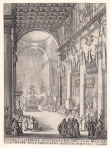 Catafalque of the Emperor Matthais Met DP888530