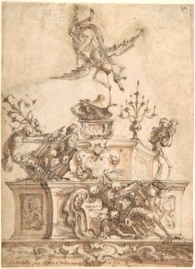 Catafalque for funeral in Pisa MET DP802688
