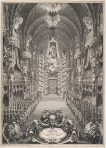 Catafalque of Charles XI, King of Sweden, Riddarholm Church, Stockholm MET DP875174