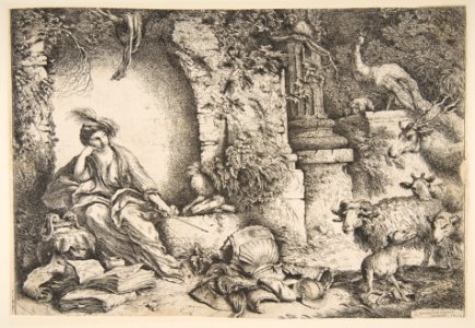 Circe changing the companions of Ulysses into beasts MET DP816384