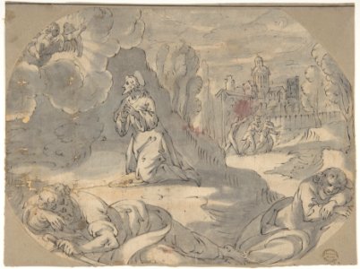 Christ in the Garden of Gethsemane (Matthew 26-36-46) MET DP803434