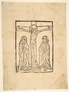Christ on the Cross, with the Virgin and Saint John MET DP813493