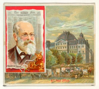 Charles A. Dana, The New York Sun, from the American Editors series (N35) for Allen & Ginter Cigarettes MET DP838875