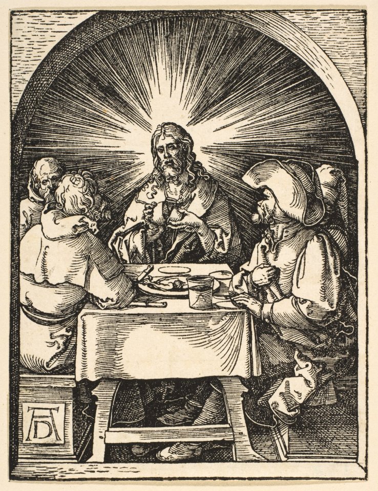 Christ in Emmaus, from The Small Passion MET DP816058