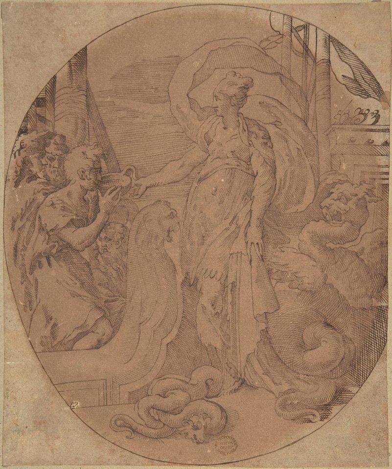 Circe and the Companions of Ulysses MET DP801864