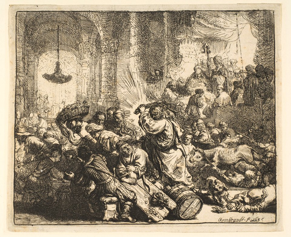 Christ Driving the Money-Changers from the Temple MET DP814417