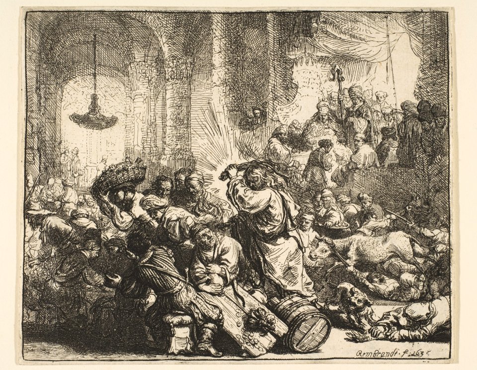 Christ Driving the Money Changers from the Temple MET DP814415