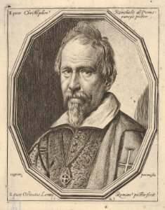 Christoforo Roncalli, called Pomerancio, a bust-length portrait in a twelve-sided frame MET DP833525
