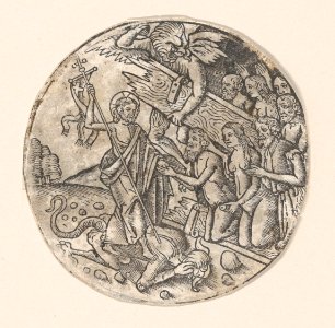 Christ in Limbo, a circular composition MET DP869156