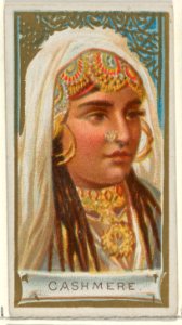 Cashmere, from the Types of All Nations series (N24) for Allen & Ginter Cigarettes MET DP836429
