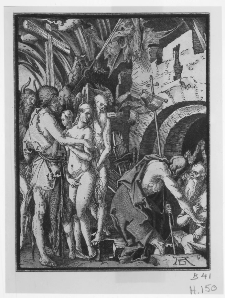 Christ in Limbo, from the Small Woodcut Passion MET MM92603
