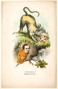 Catamaran and Speel's Owl (Charlotte Chushman and Joseph A. Speel), from The Comic Natural History of the Human Race MET DP813085
