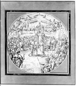 Captain de Bours handing over the Keys to the Citadel of Antwerp to the Estates General MET 260209