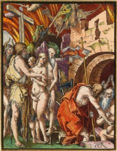 Christ in Limbo, from the Small Woodcut Passion MET DT10619